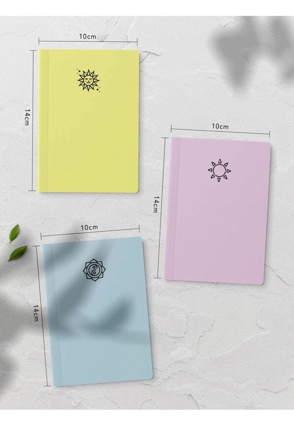 12 Mini Notebook - Pocket Size Notebook Set - 4