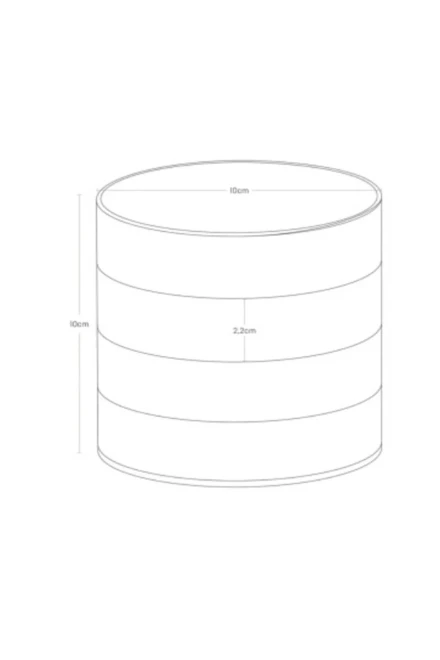 منظم مجوهرات دوار 4 طبقات - 3