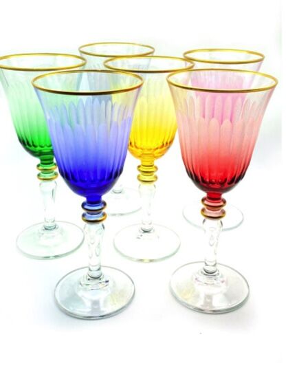 6 Piece Mixed Color Water Set - 1