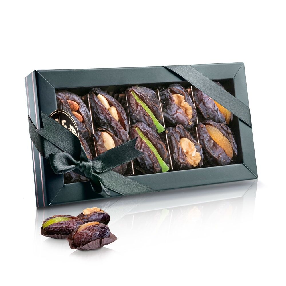 A group of dates stuffed with dried fruits and nuts - 1