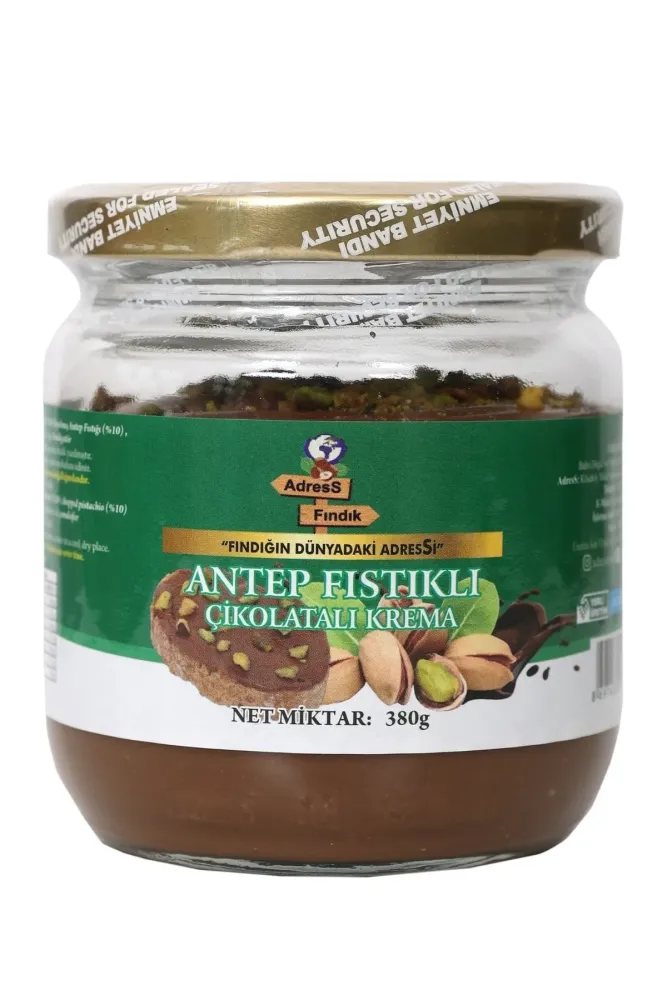 Adressfindik Antep Fıstıklı Çikolatalı Krema 380Gr - 1