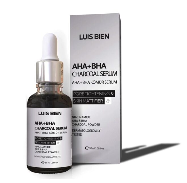 AHA+BHA charcoal serum - 1