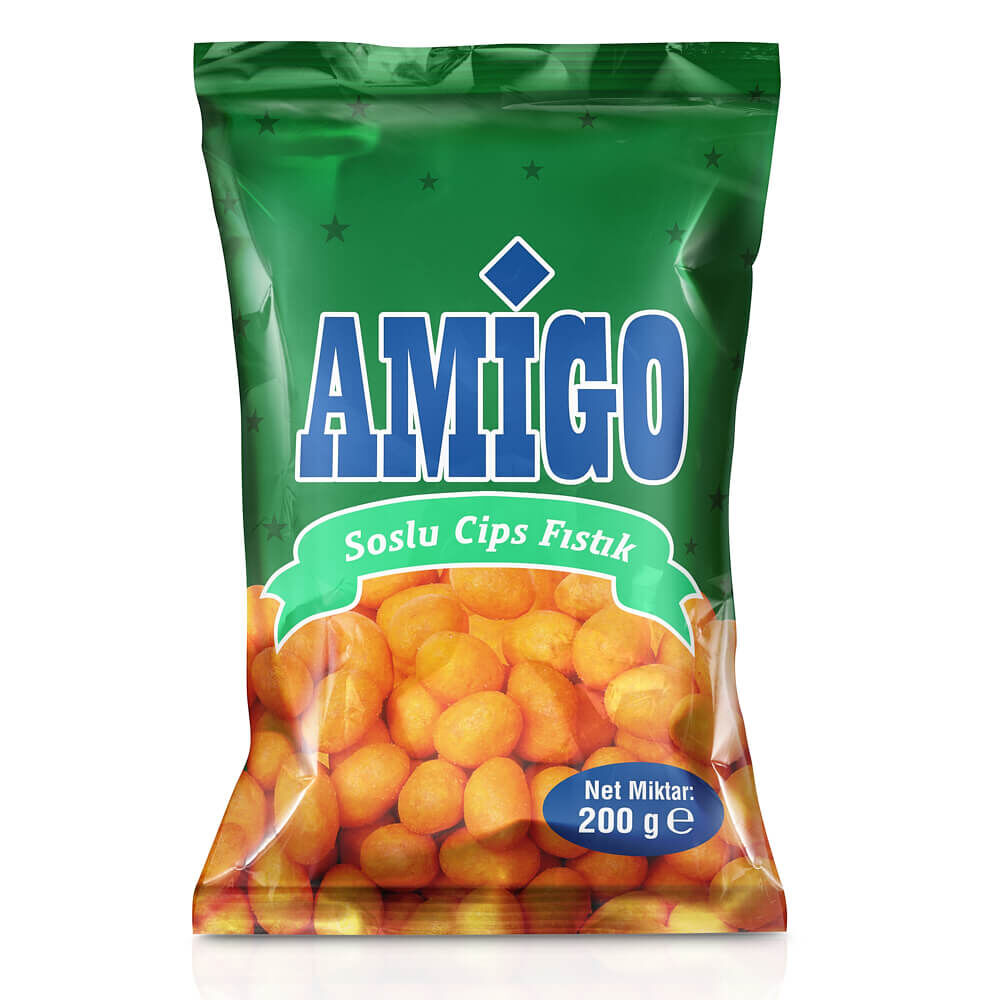 Amigo Soslu Cips Fıstık 200 Gr - 1