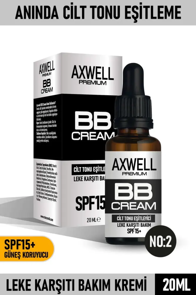 Axwell Anti-Blemish BB Cream No: 2 - 20ml - 1