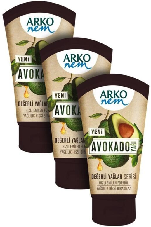 Arko 3 X Nem Avakado Yağı Krem 60 ml Değerli Yağlar Serisi - 1