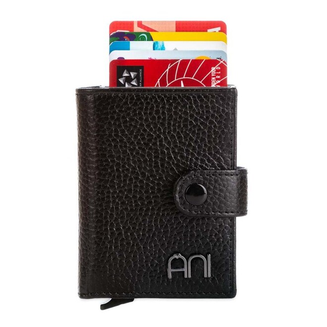 Automatic Pop Up Leather Card Holder