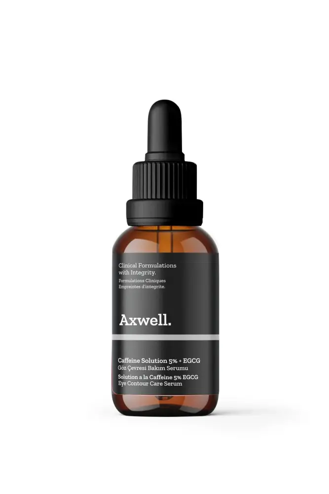 Axwell Göz Altı Morlukları Ve Şişkinlikler İçin Caffeine Solution 5% + EGCG 30ml Yüz Serumu - 1