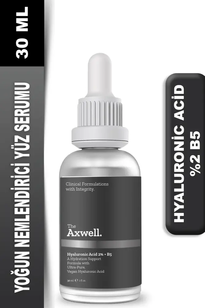 Axwell Hyaluronic Acid 2% + B5 30ml Nemlendirici Yüz Bakım Serumu - 1