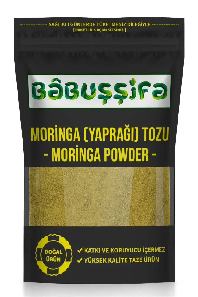 Babuşşifa Pure Moringa Leaf Powder - 500g - 1