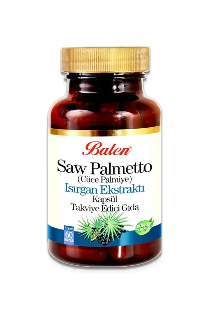 Balen Saw Palmetto Isırgan Ekstraktı 375 Mg 60 Kapsül - 1