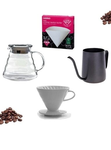 Barista Dripper Filter Coffee Set (4 Pcs Set) - 1