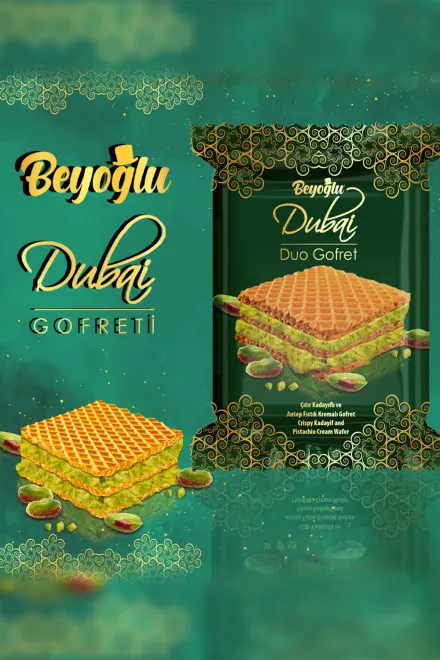 Beyoğlu Çikolata Dubai Duo Gofret 36Gr.6 Adet - 4