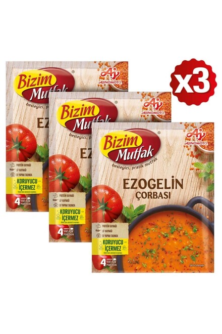 Bizim Mutfak Ezogelin Çorbası 80 Gr 3'Lü Paket - 1