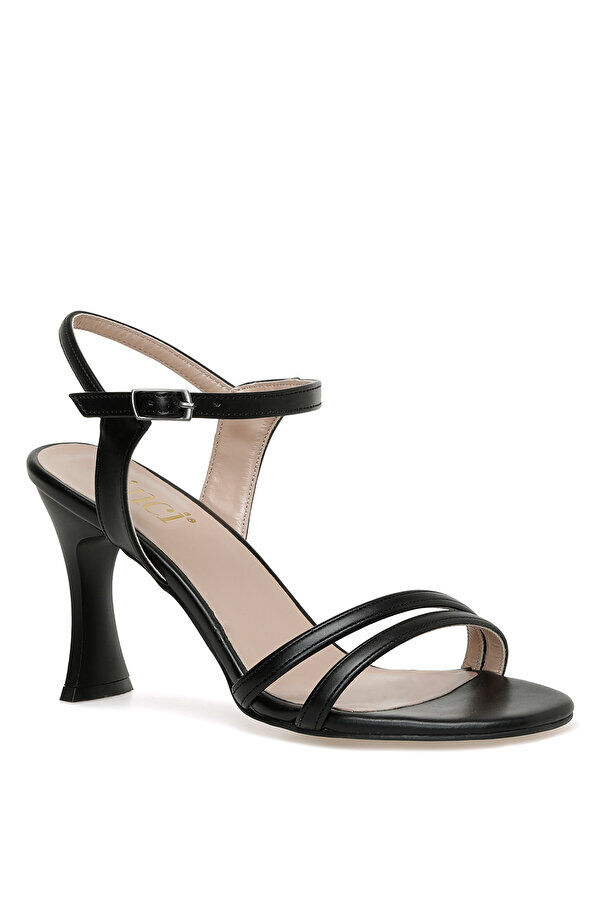 Black Women's High Heel Sandals - 2