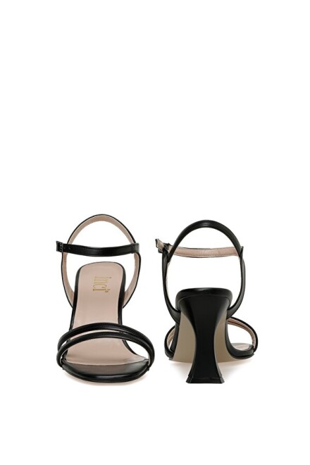 Black Women's High Heel Sandals - 5