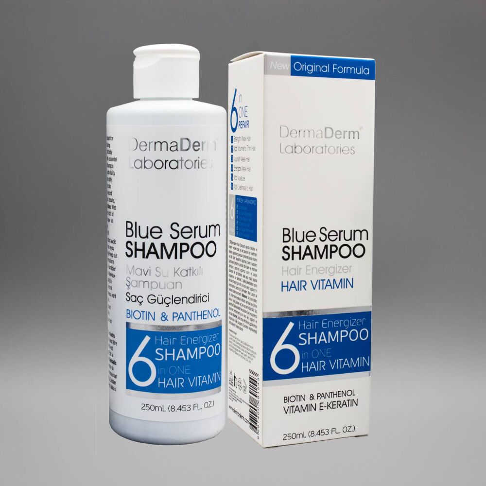 Dermaderm Blue Water Shampoo Against Hair Loss 250 ml - 1