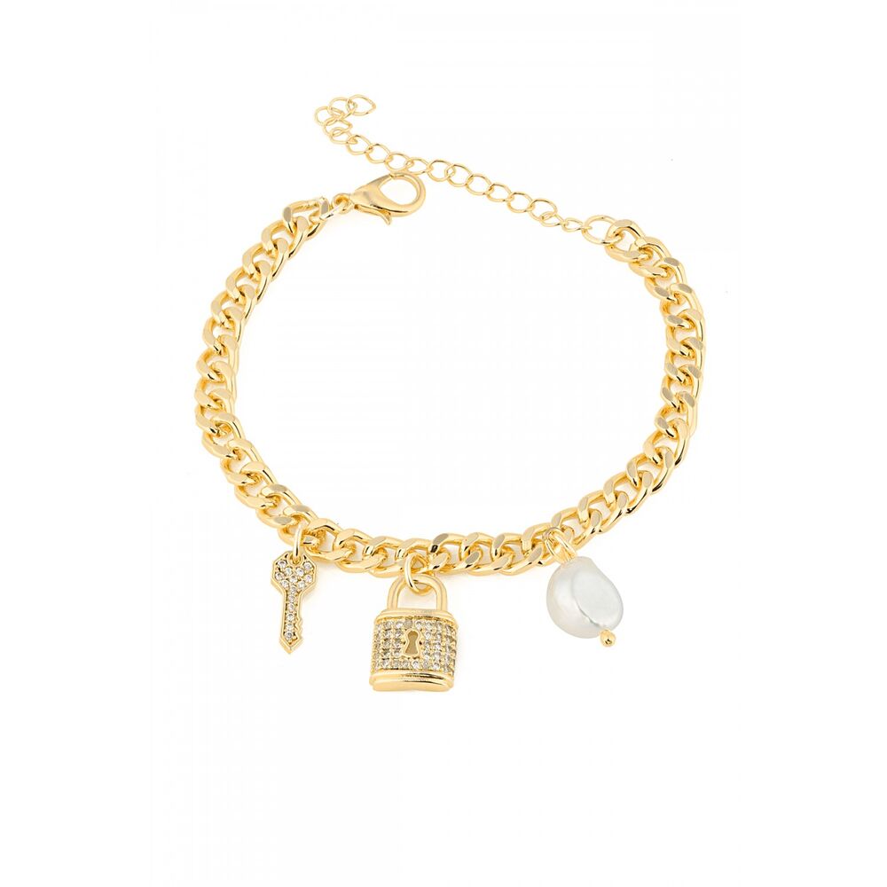 Bracelet of fortune in gold color - 1