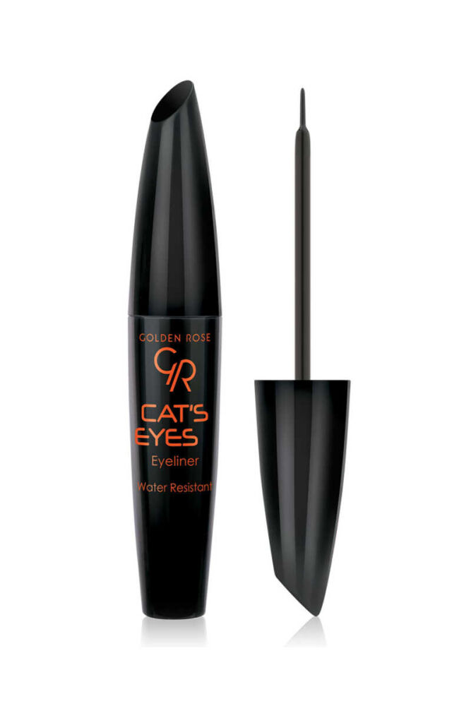 Golden Rose Cat's Eyes Liner - Black - Matte Eyeliner - 1