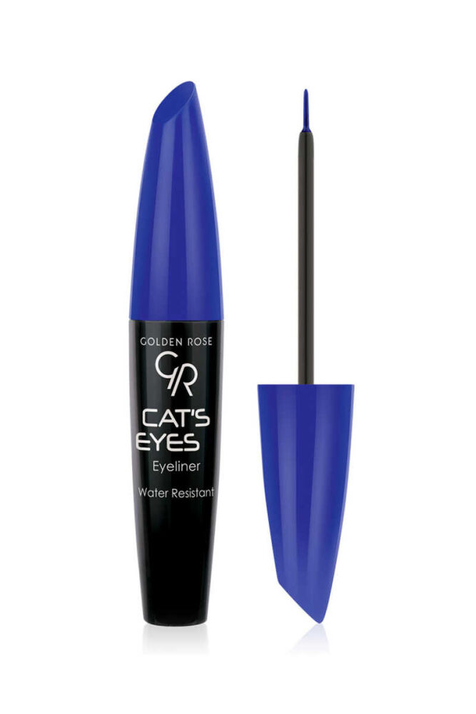 Golden Rose Cat's Eyes Liner - Mat Mavi Eyeliner - 1