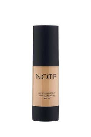 كريم أساس Note Mattifying Extreme Wear 04 Sand Matte Finish SPF 15 بتغطية كاملة