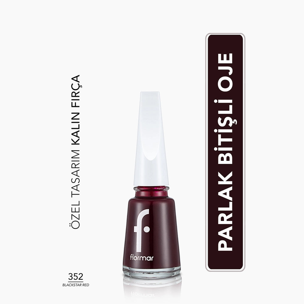 Flormar Nail Enamel Intensely Pigmented Nail Polish 417 Steel Gray