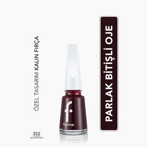 Flormar Nail Enamel Intensely Pigmented Nail Polish 417 Steel Gray