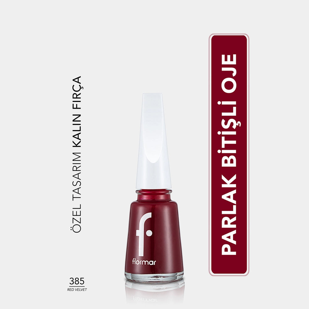 Flormar Nail Enamel Intensely Pigmented Nail Polish 417 Steel Gray