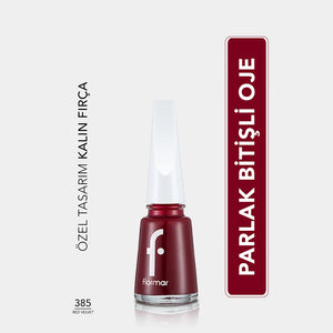 Flormar Nail Enamel Intensely Pigmented Nail Polish 417 Steel Gray