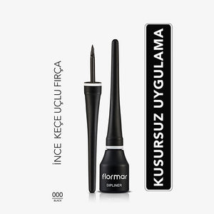 Flormar Dipliner Black-Classic Liquid