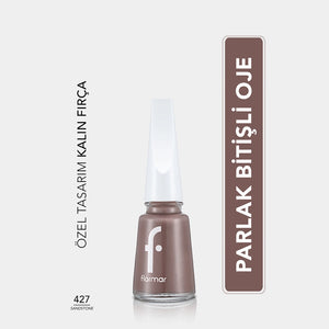 Flormar Nail Enamel Intensely Pigmented Nail Polish 417 Steel Gray