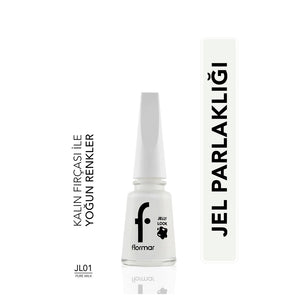 Flormar Jelly Look Intensely Pigmented and Gel Appearance Nail Polish