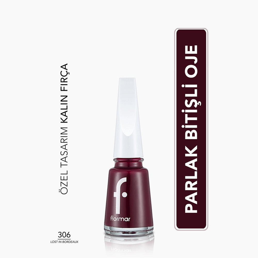 Flormar Nail Enamel Intensely Pigmented Nail Polish 417 Steel Gray