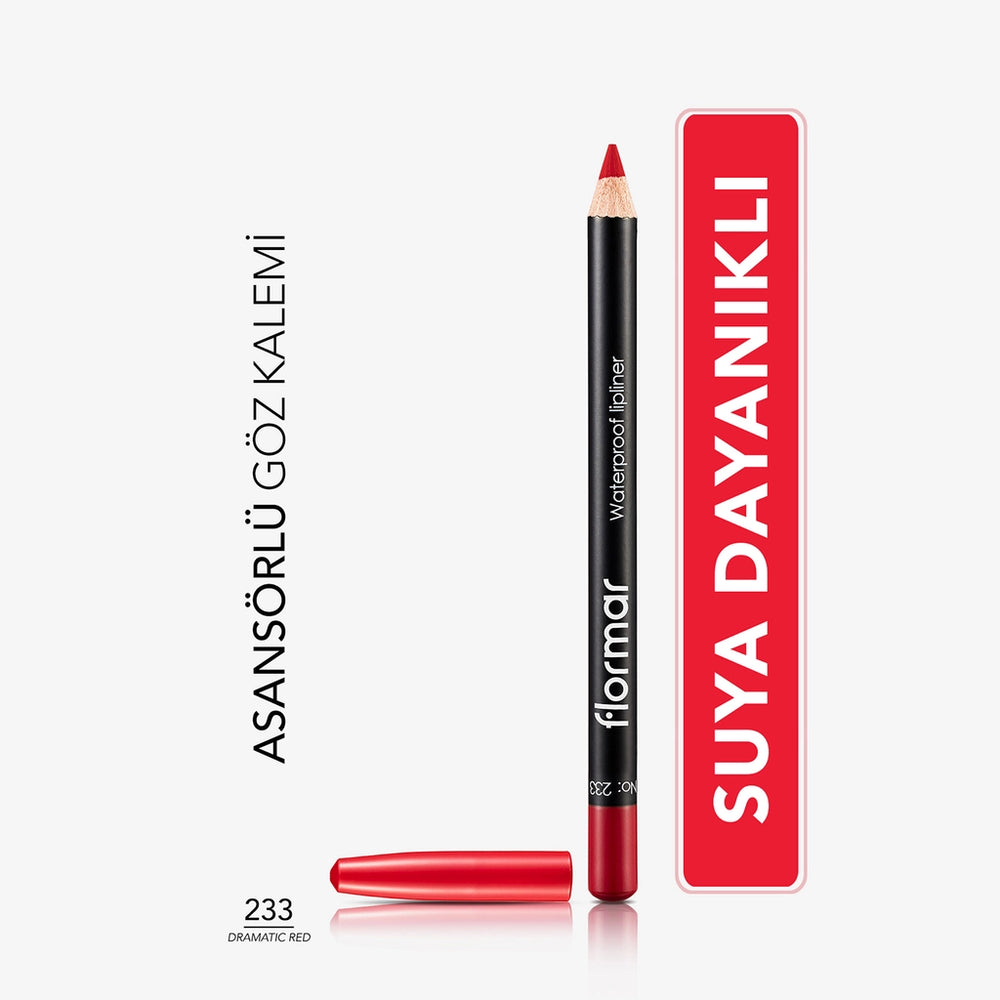 Flormar Waterproof and Intensely Pigmented Matte Lip Pencil