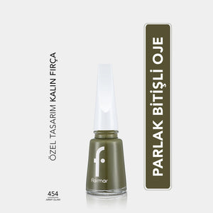 Flormar Nail Enamel Intensely Pigmented Nail Polish 417 Steel Gray