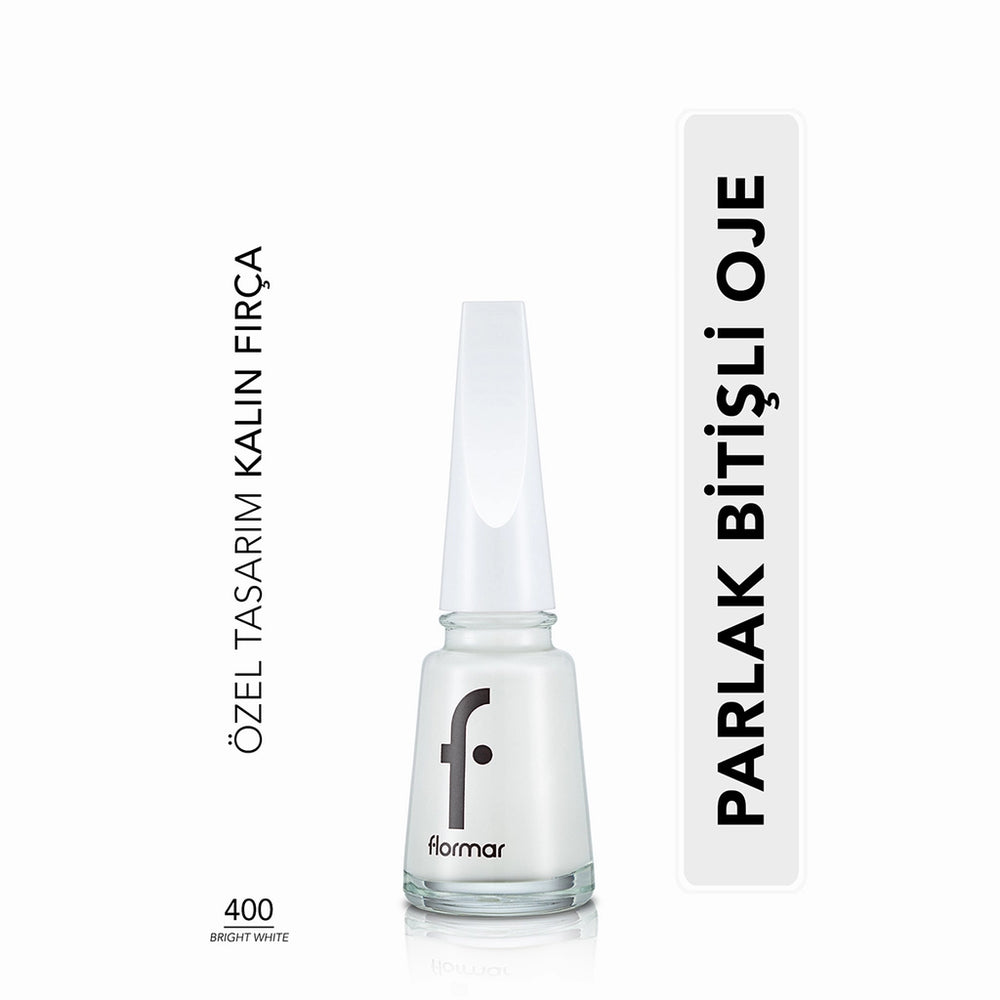 Flormar Nail Enamel Intensely Pigmented Nail Polish 417 Steel Gray