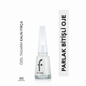 Flormar Nail Enamel Intensely Pigmented Nail Polish 417 Steel Gray