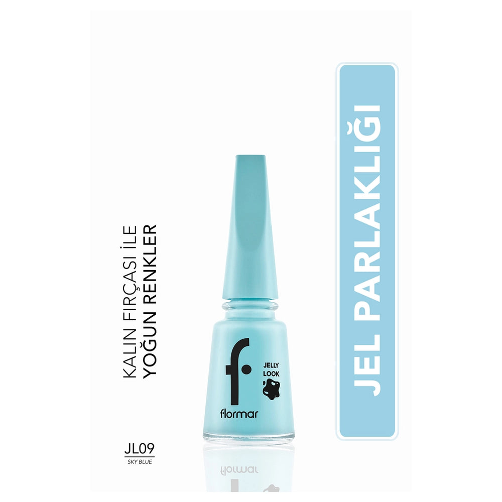 Flormar Jelly Look Intensely Pigmented and Gel Appearance Nail Polish