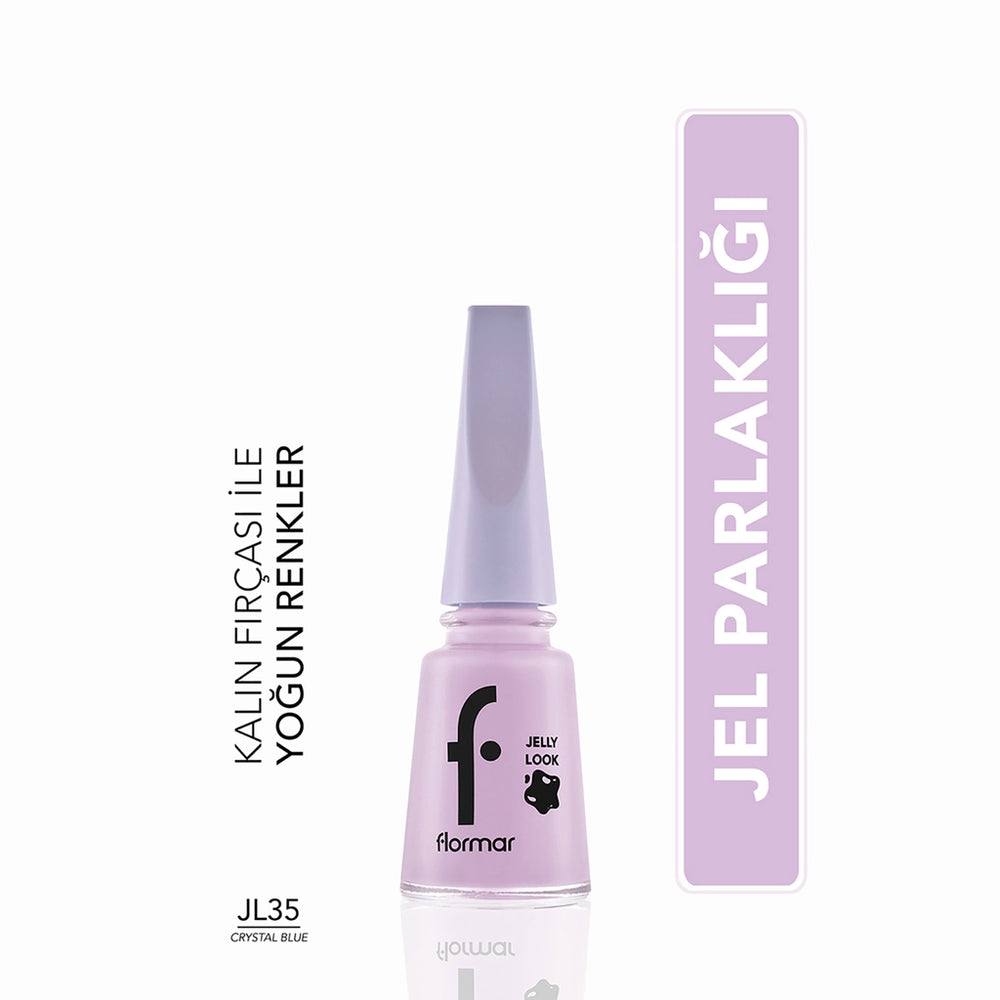 Flormar Jelly Look Intensely Pigmented and Gel Appearance Nail Polish
