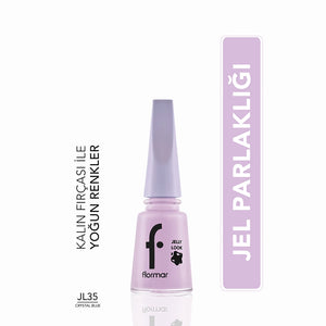 Flormar Jelly Look Intensely Pigmented and Gel Appearance Nail Polish