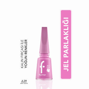 Flormar Jelly Look Intensely Pigmented and Gel Appearance Nail Polish