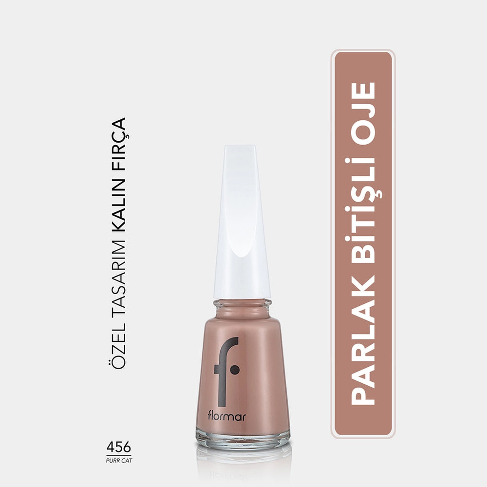Flormar Nail Enamel Intensely Pigmented Nail Polish 417 Steel Gray
