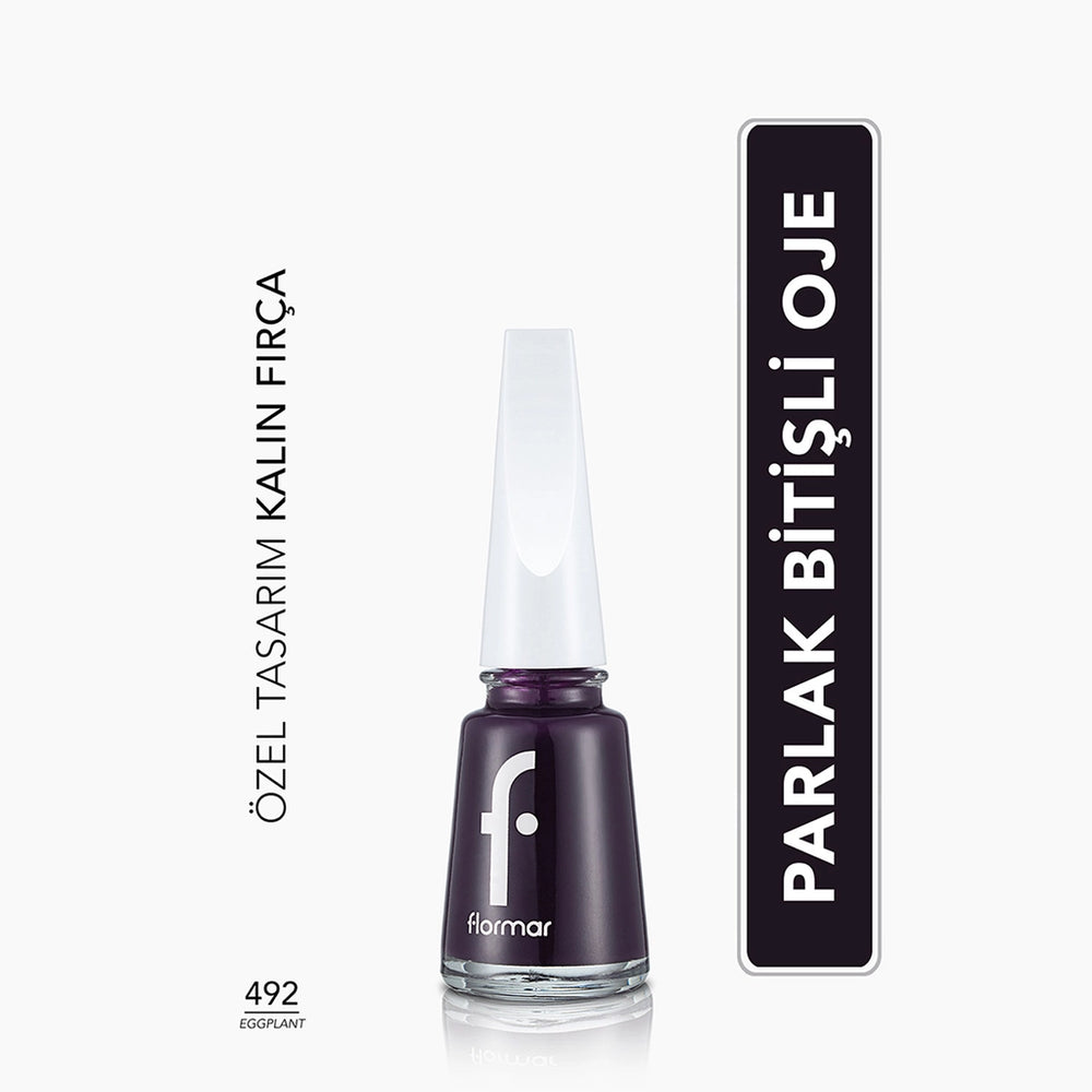 Flormar Nail Enamel Intensely Pigmented Nail Polish 417 Steel Gray