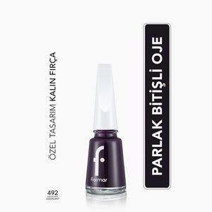 Flormar Nail Enamel Intensely Pigmented Nail Polish 417 Steel Gray