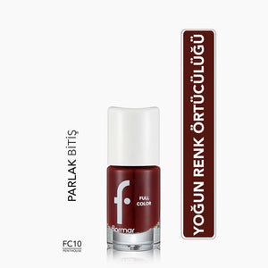 Flormar Full Color Extra Intense Pigmented Nail Polish FC26 King Of the Bets