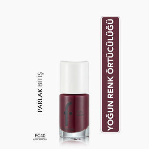 Flormar Full Color Extra Intense Pigmented Nail Polish FC26 King Of the Bets