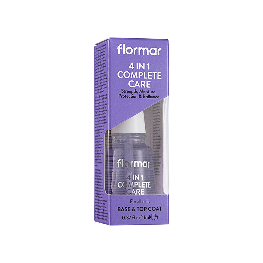 Flormar 4 In 1 Complete Care 4-Way Care Nail Polish Base/Nail Polish 000