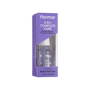 Flormar 4 In 1 Complete Care 4-Way Care Nail Polish Base/Nail Polish 000