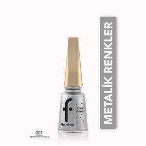 Flormar Star Shine Intensely Pigmented and Metallic Look Nail Polish