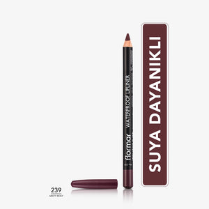 Flormar Waterproof and Intensely Pigmented Matte Lip Pencil