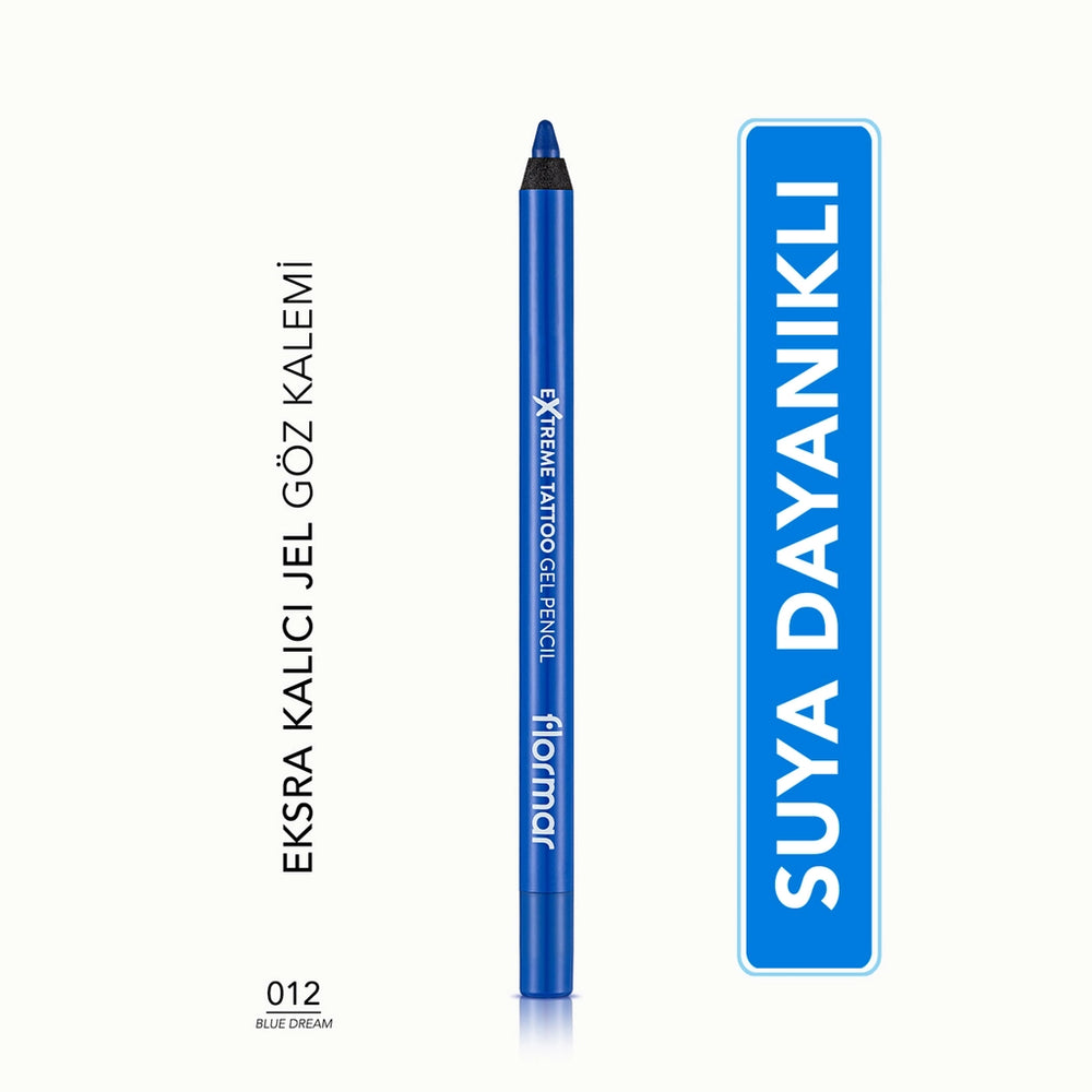 Flormar Extreme Tattoo Extra Permanent Shimmering Gel Eye Pencil 0